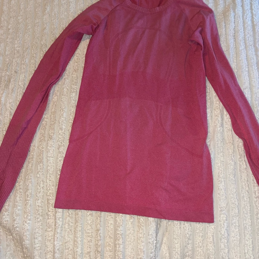 Pink lululemon Long Sleeve Top